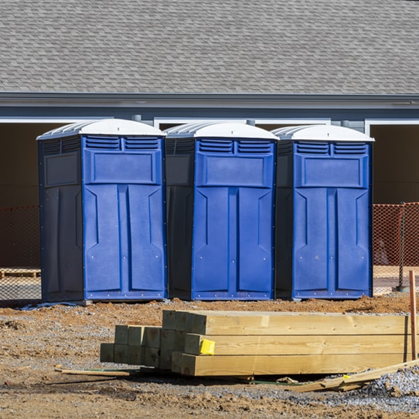 how can i report damages or issues with the porta potties during my rental period in Augusta Ohio